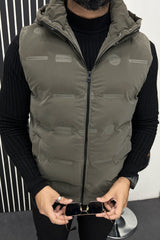 Winter Breeze Quilted Removable Hood Imported Men's Gilet