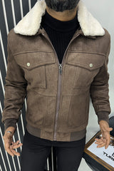 Dor Classic Men's Suede Jacket