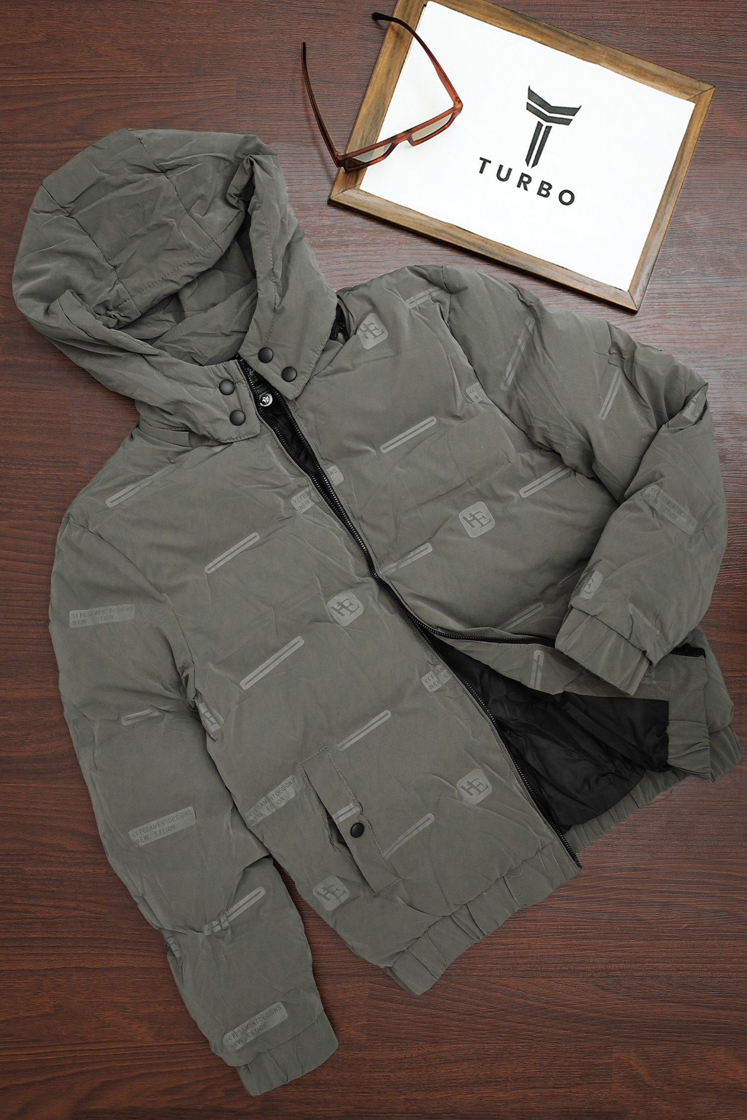 New Edition Branded Hood Style Imported Puffer Jacket