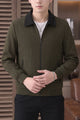 Turbo Textured Stripe Design Imp Men's Wool Jacket In Choclate