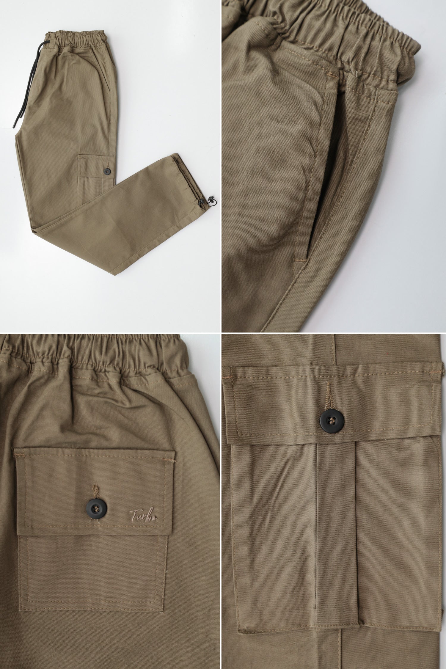 Turbo's 6 Pockets Loose Bottom Cargo Trouser