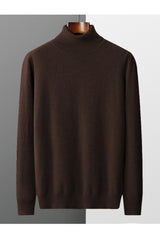 Turtleneck Cashmere High Neck In Chocolate