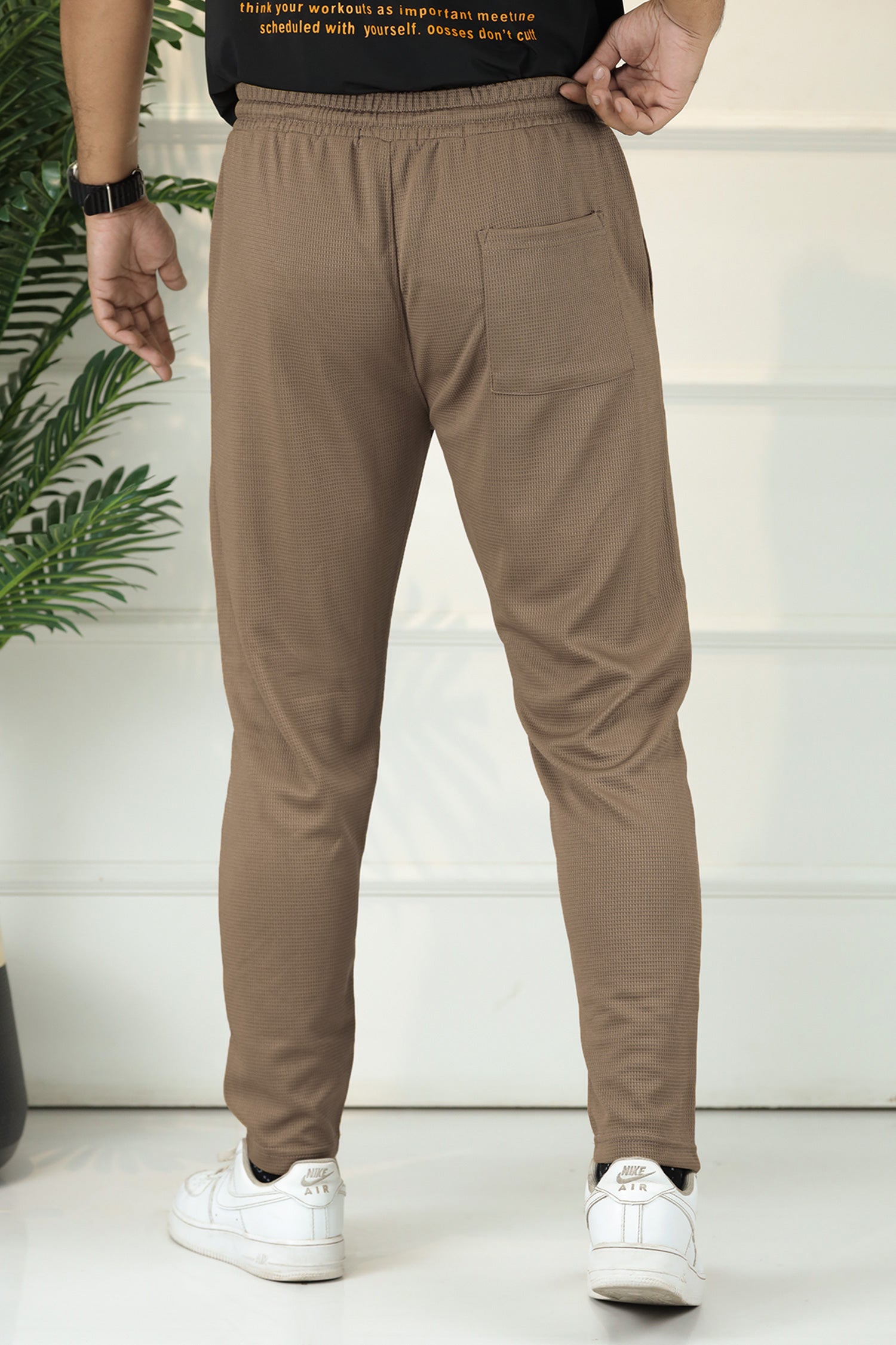 Turbo Urban-Fit Single Plate Waffle Trouser