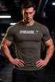 Gym Shrk Athletic Workout Men's Dry-Fit Tee