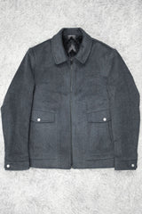 Button Pockets Design Imported Men's Woolen Jacket