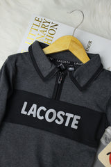 Lcste Block Panel Coller Style Unisex Kids SweatShirt