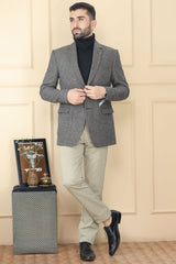 Men's Lightweight Casual V Neck Button Blazer