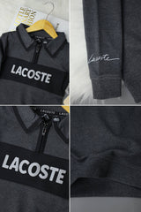 Lcste Block Panel Coller Style Unisex Kids SweatShirt