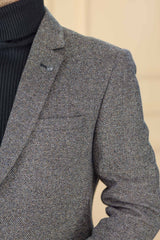 Men's Lightweight Casual V Neck Button Blazer