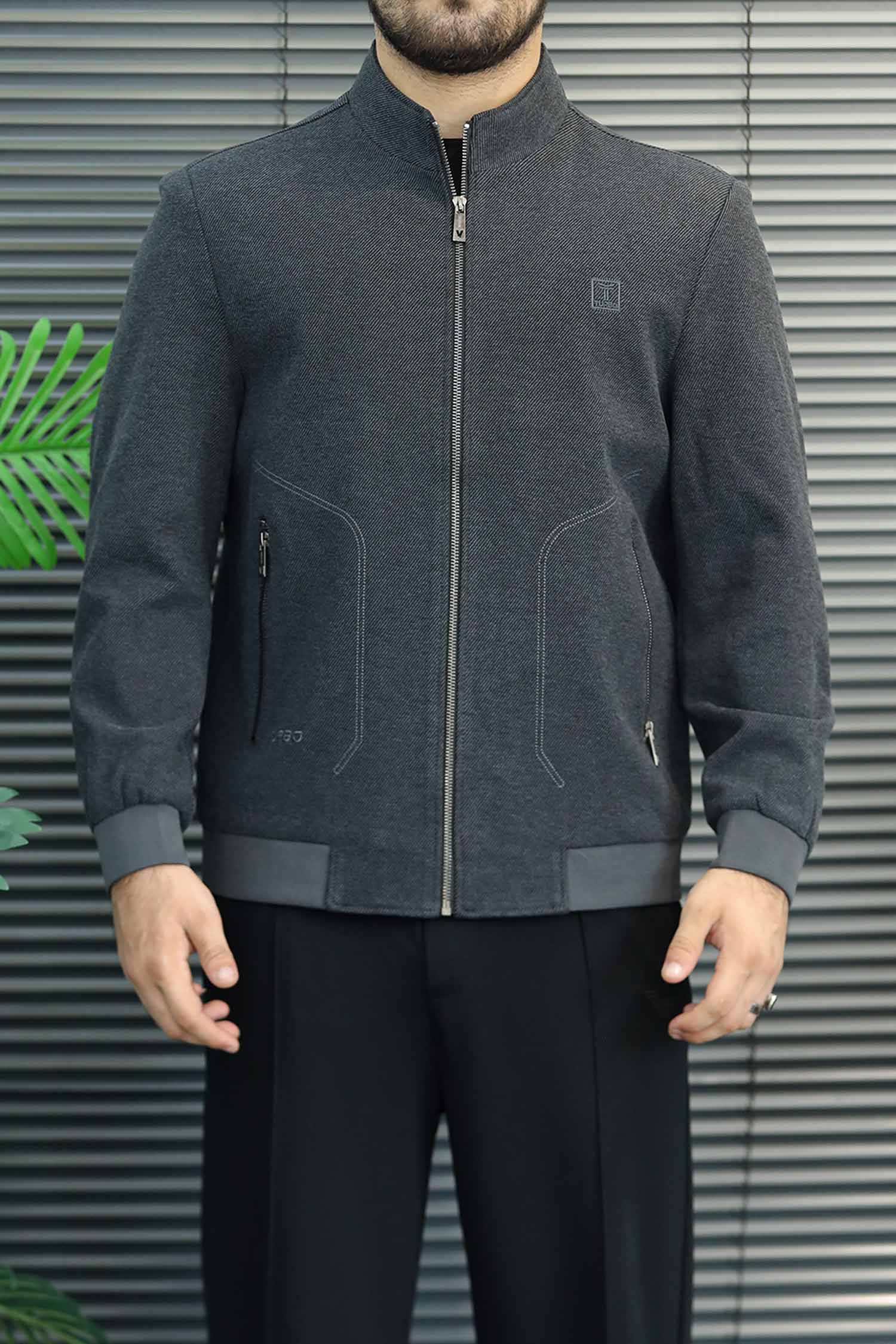 Turbo Softshell Winter Imp Men's Wool Jacket In Charcoal
