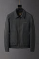 Turbo Zip-Through Trucker Imp Men's Wool Jacket In Charcoal