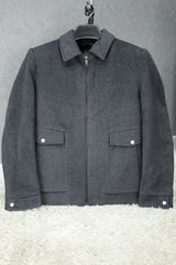 Button Pockets Design Imported Men's Woolen Jacket