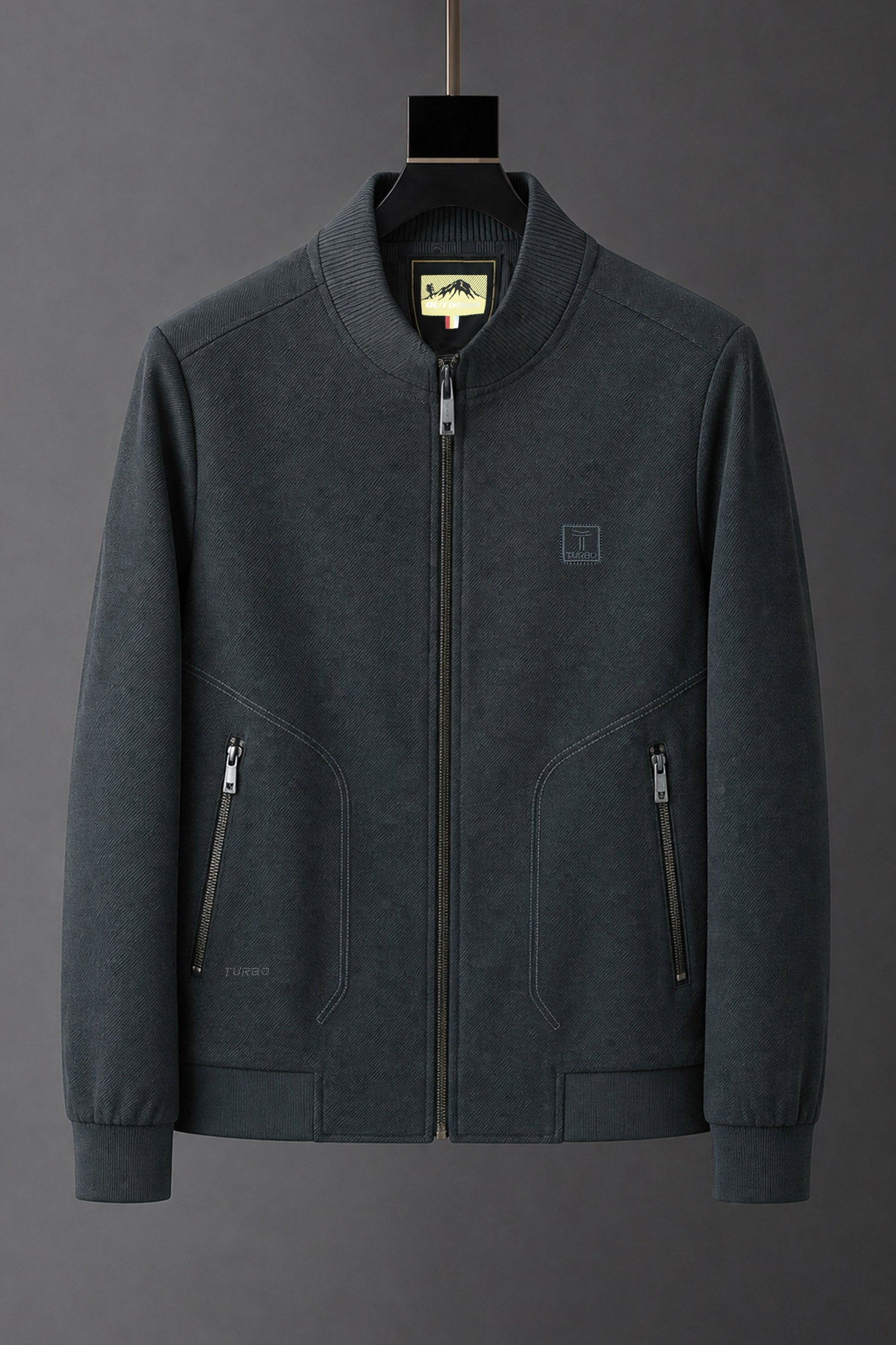 Turbo Softshell Winter Imp Men's Wool Jacket In Charcoal