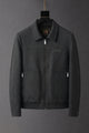 Turbo Zip-Through Trucker Imp Men's Wool Jacket In Charcoal