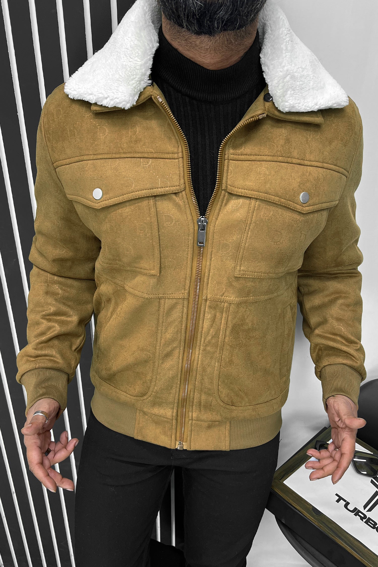 Dor Classic Men's Suede Jacket