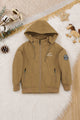 Windproof Reflective Detachable Hood Imported Kid's Puffer Jacket