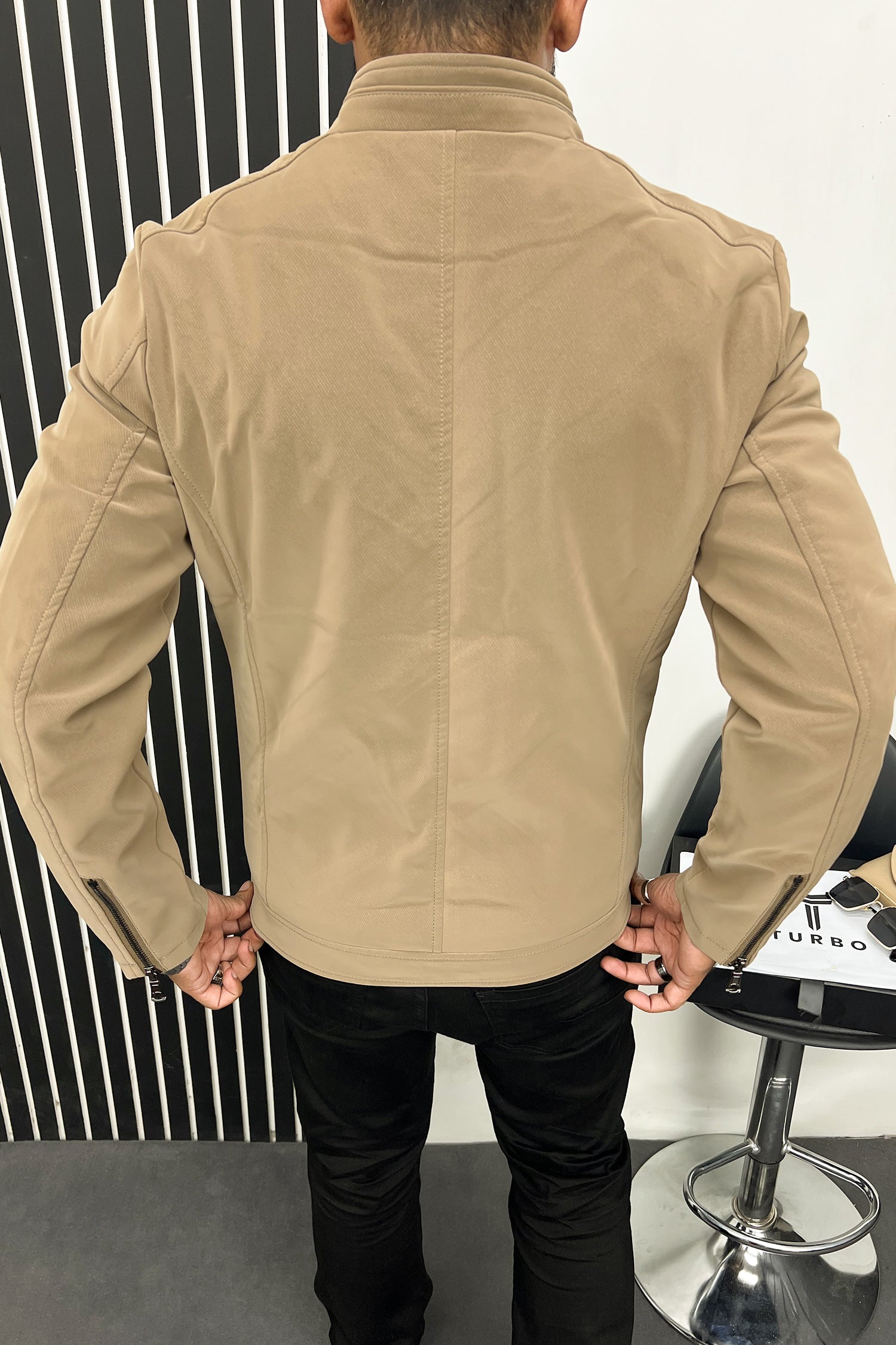 Show Off Classic Men's Imported Suede Leather Jacket