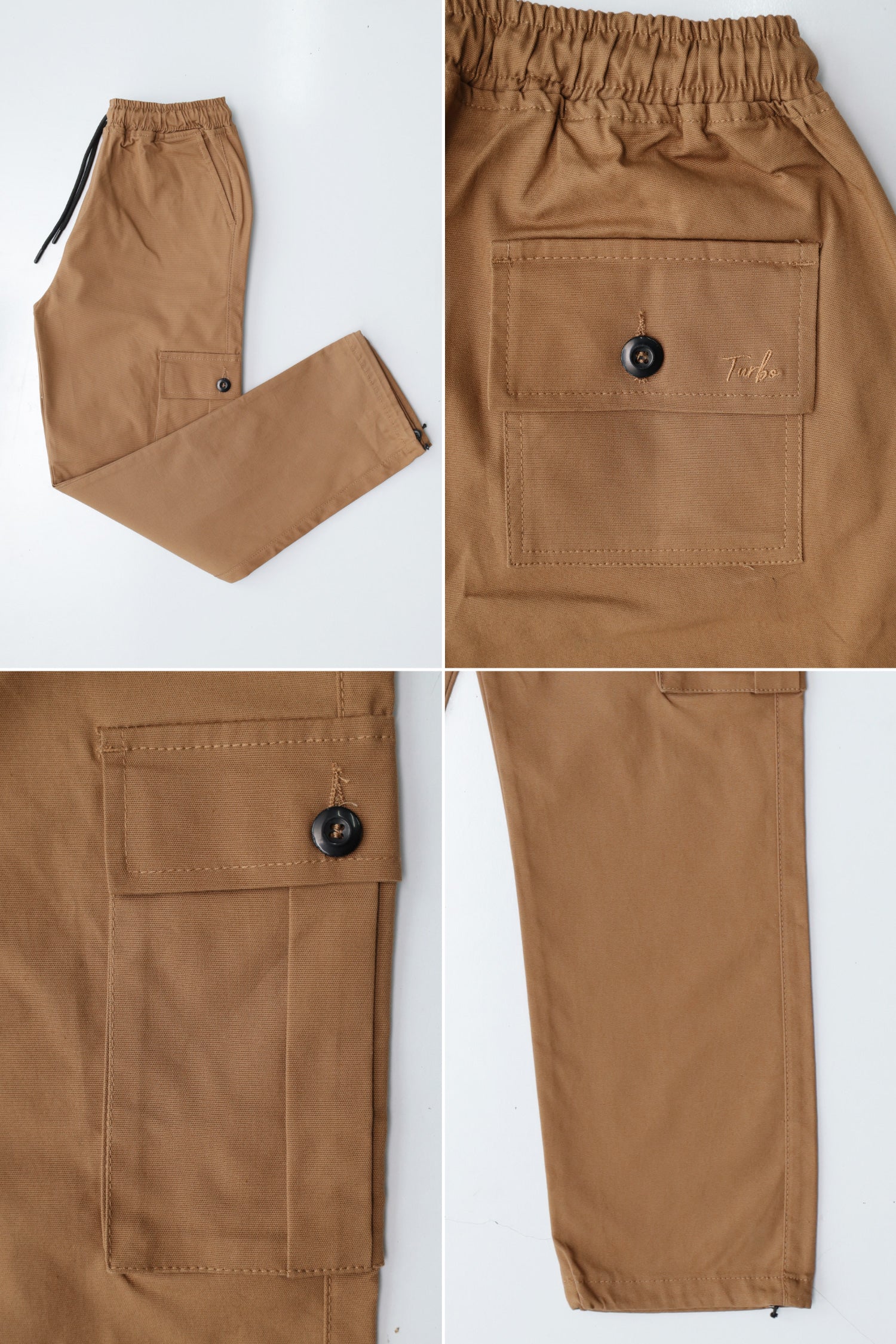 Turbo's 6 Pockets Loose Bottom Cargo Trouser