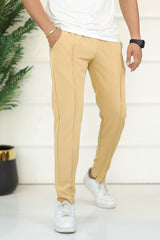 Turbo Micron Swift-Line Panel Trouser In Light Camel