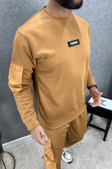 Turbo 6 Pocket Style Men Round Neck Tracksuit