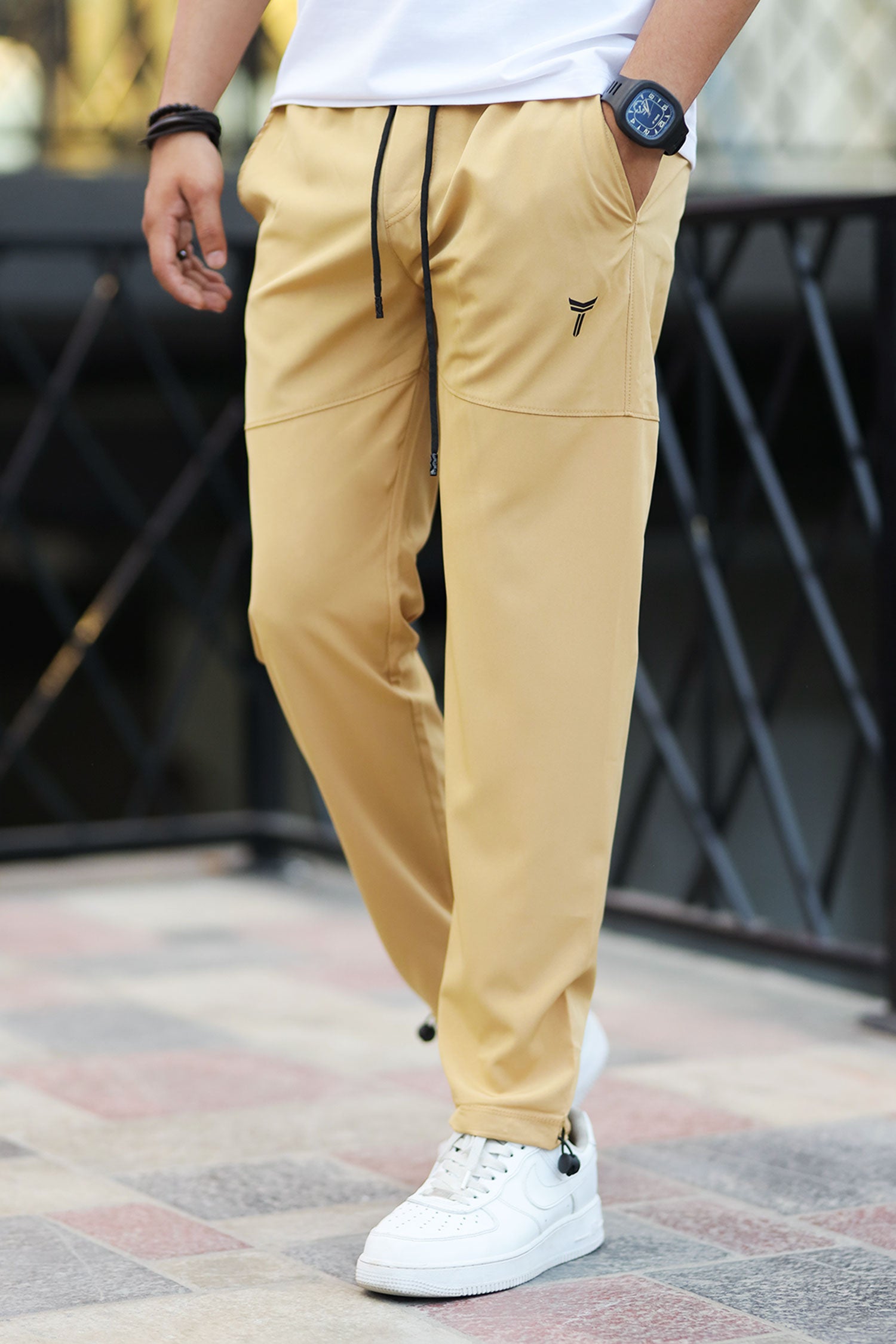 Turbo Bottom Writing SlimFit Imported Sportswear Trouser