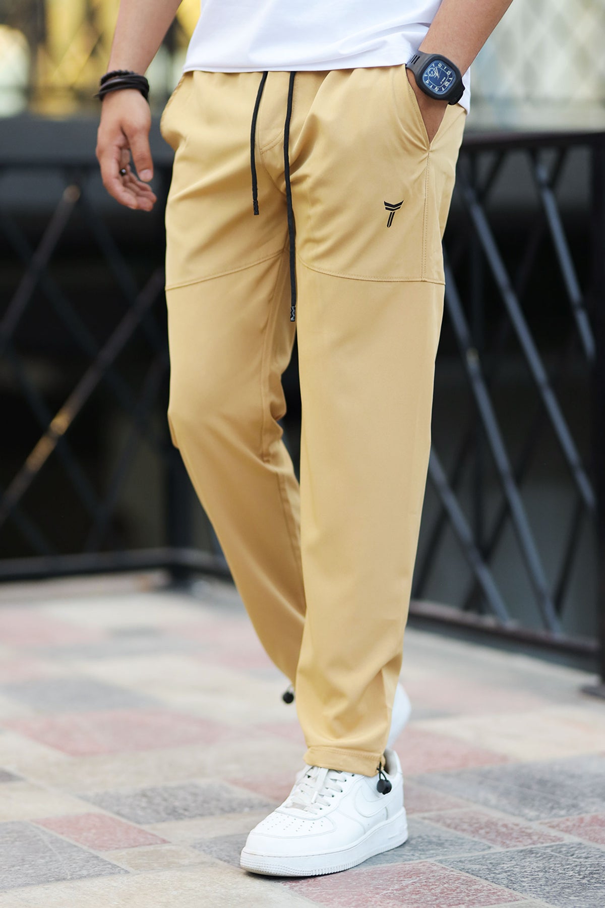 Turbo Bottom Writing SlimFit Imported Sportswear Trouser