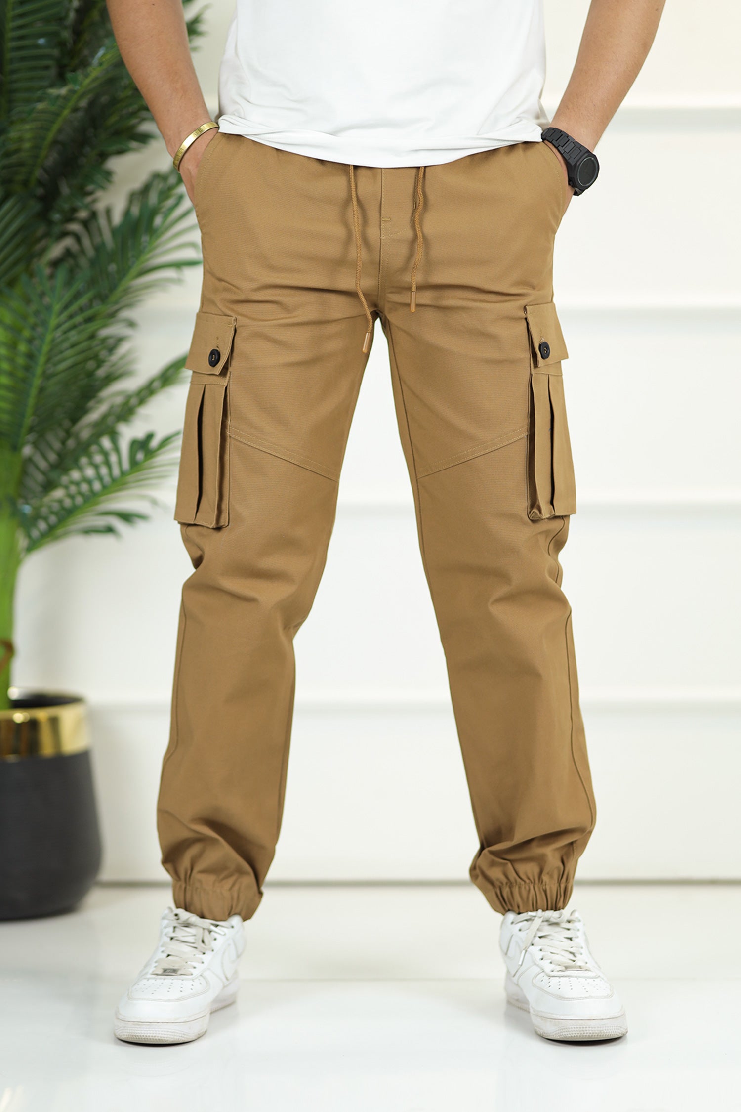 Turbo 6 Pockets Premium Cotton Gabardine Cargo Trouser