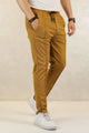 Turbo Fashion Smart Slim Fit Trouser In Camel