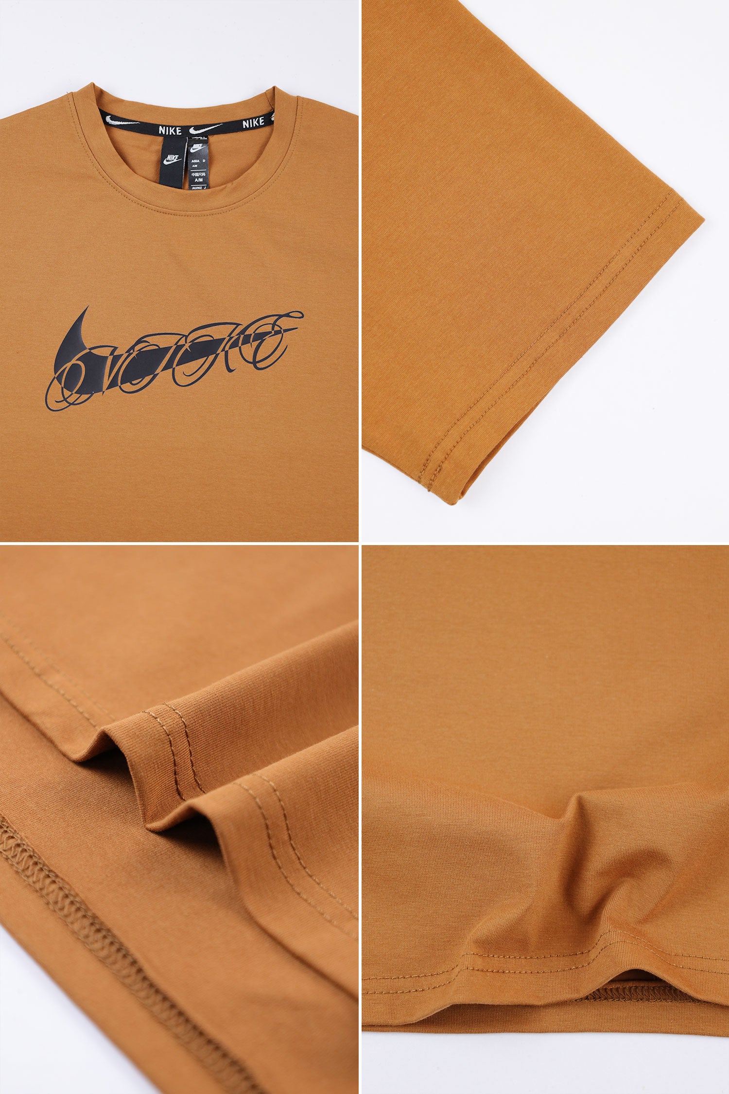 Nke Casual Breathable Slik Round Neck High StreetT-Shirt