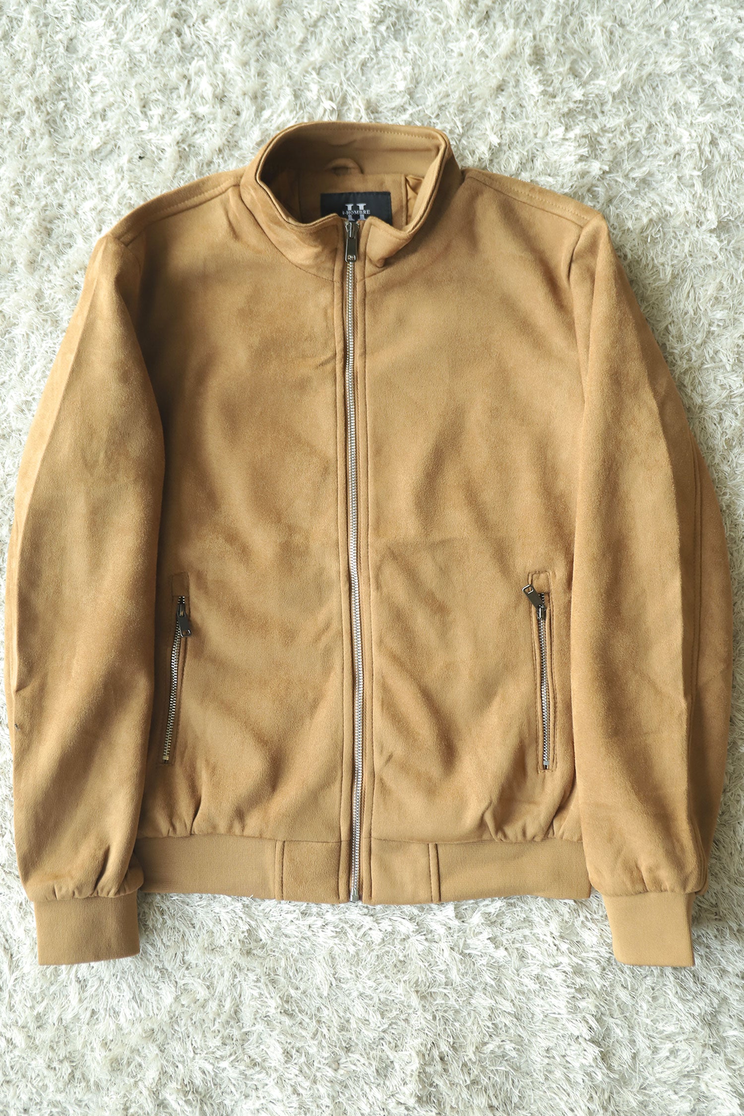 Trend in Town Zipper Men's Suede Jacket