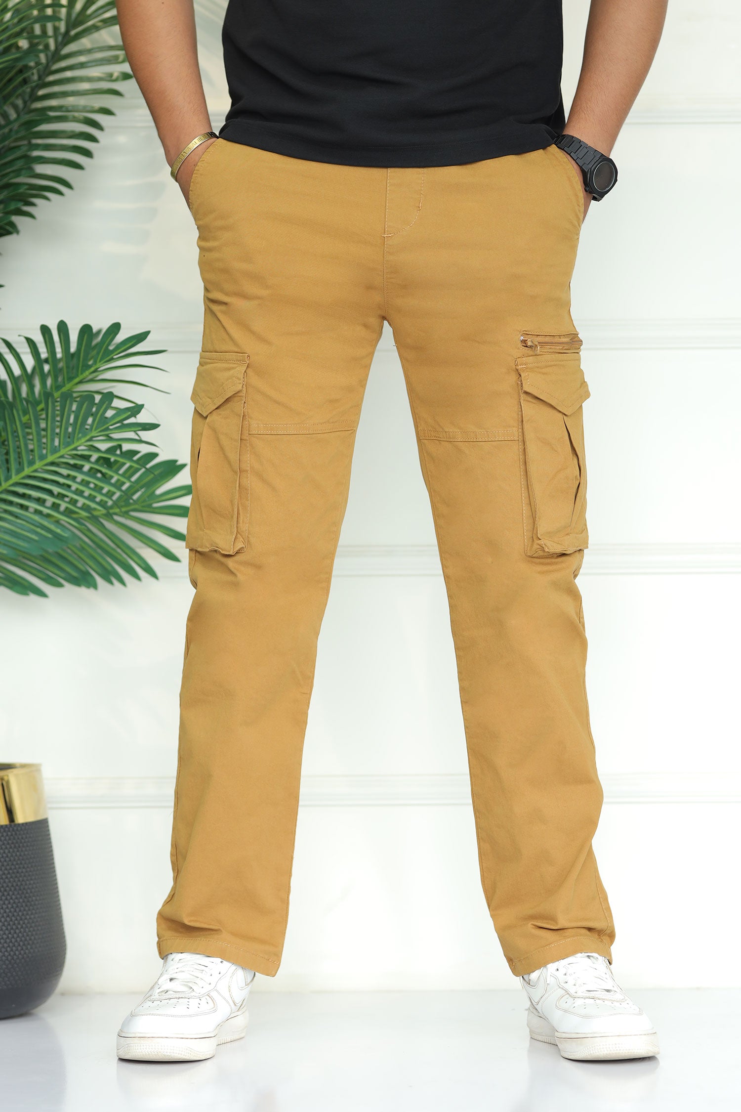 Turbo 'Recon' Division Zip-Detail Loose Bottom Cargo Trouser