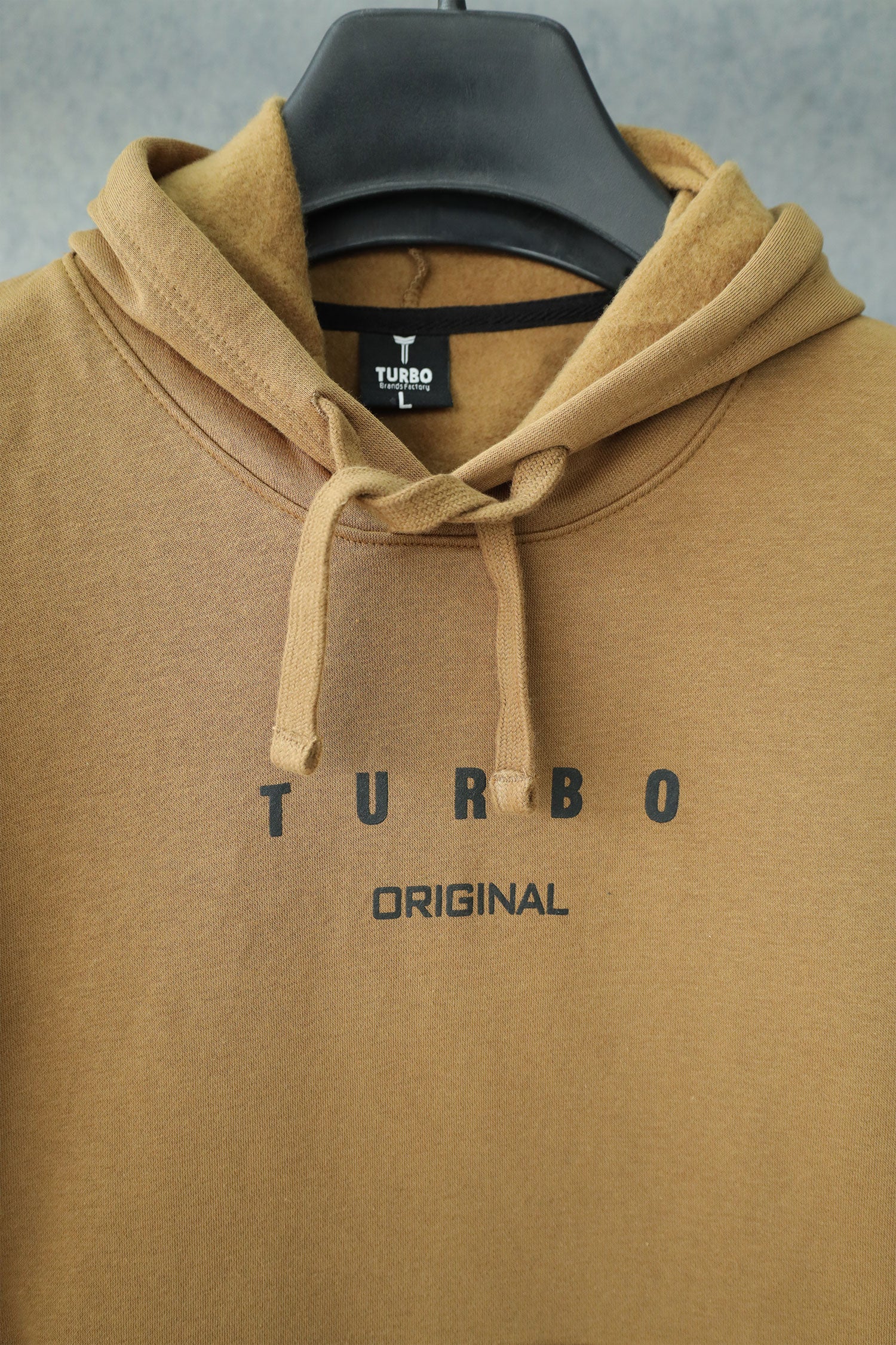 Turbo Original Elbow Writing Panel Fleece Hoodie