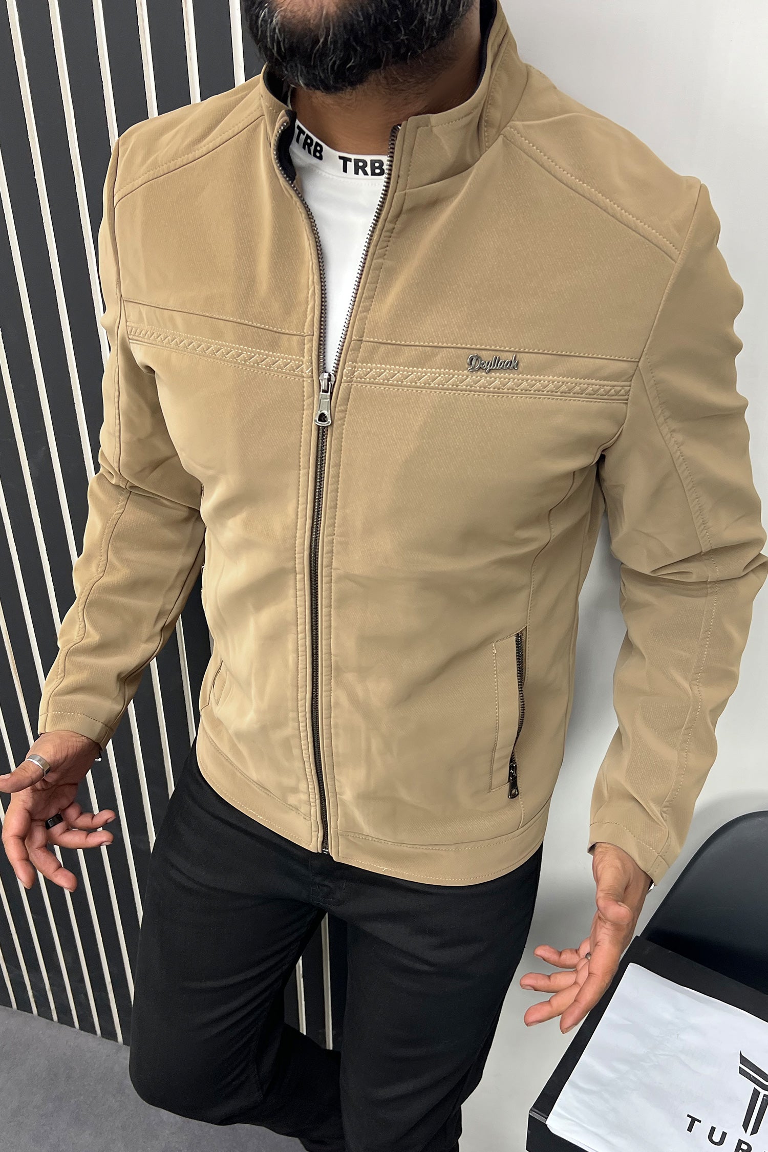 Show Off Classic Men's Imported Suede Leather Jacket