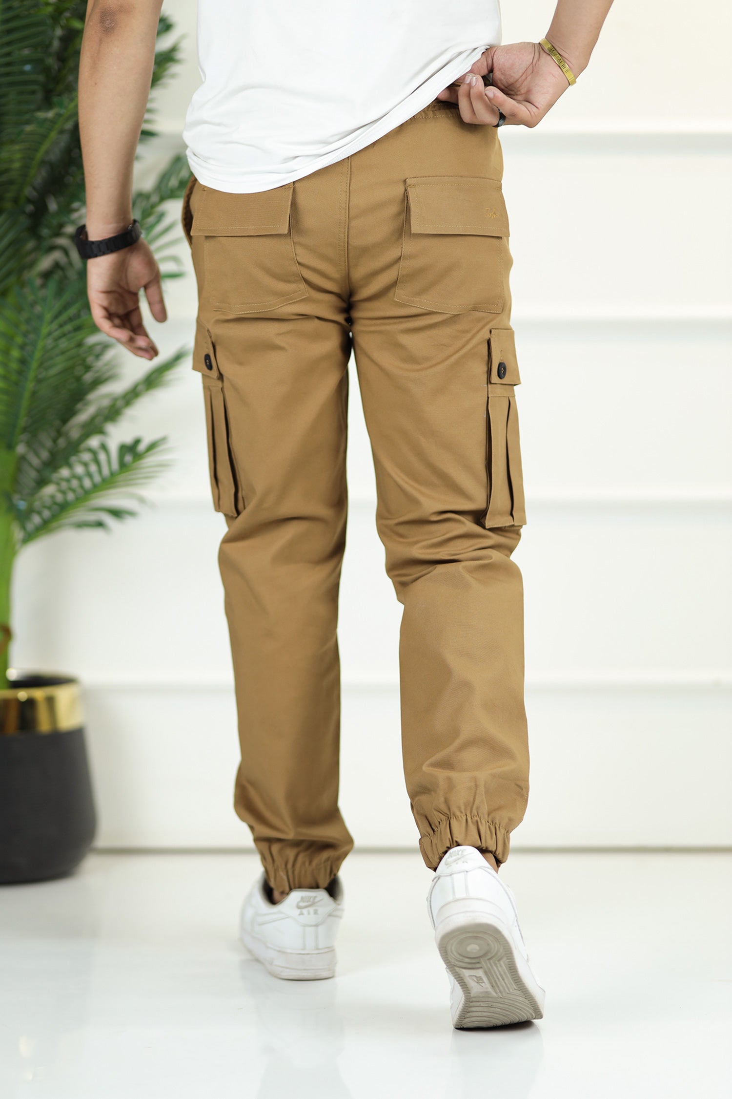 Turbo 6 Pockets Premium Cotton Gabardine Cargo Trouser
