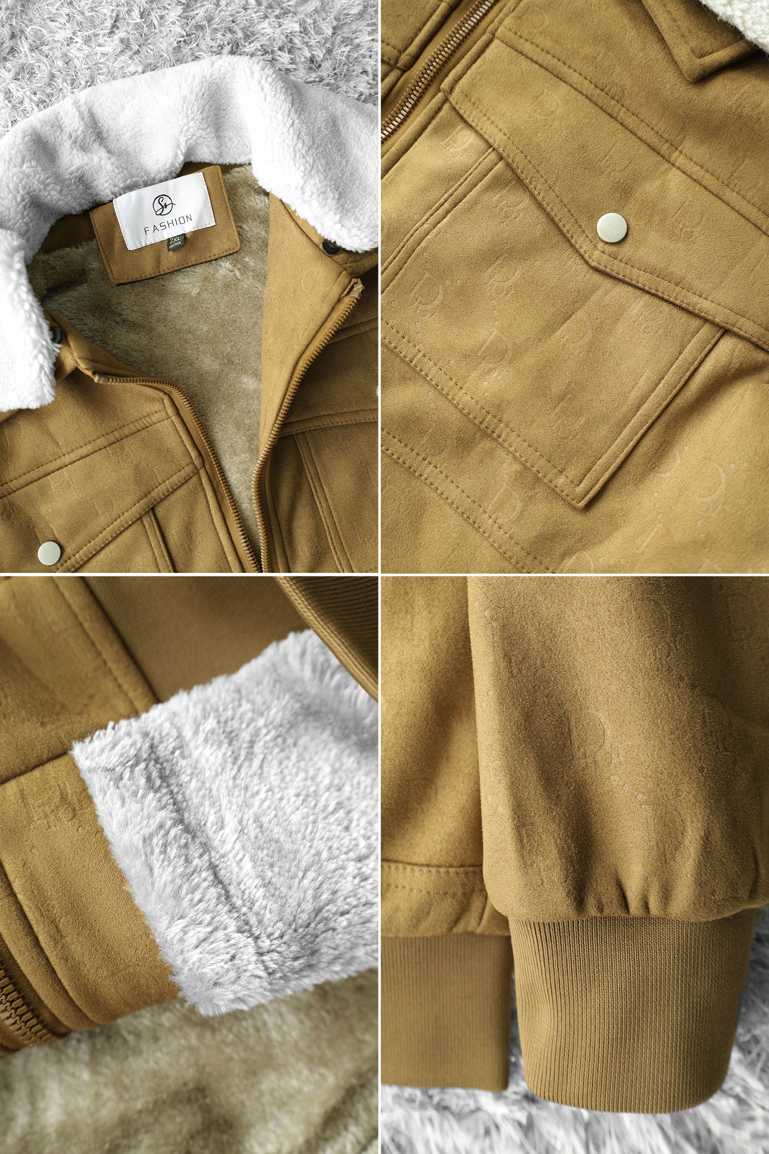 Dor Classic Men's Suede Jacket