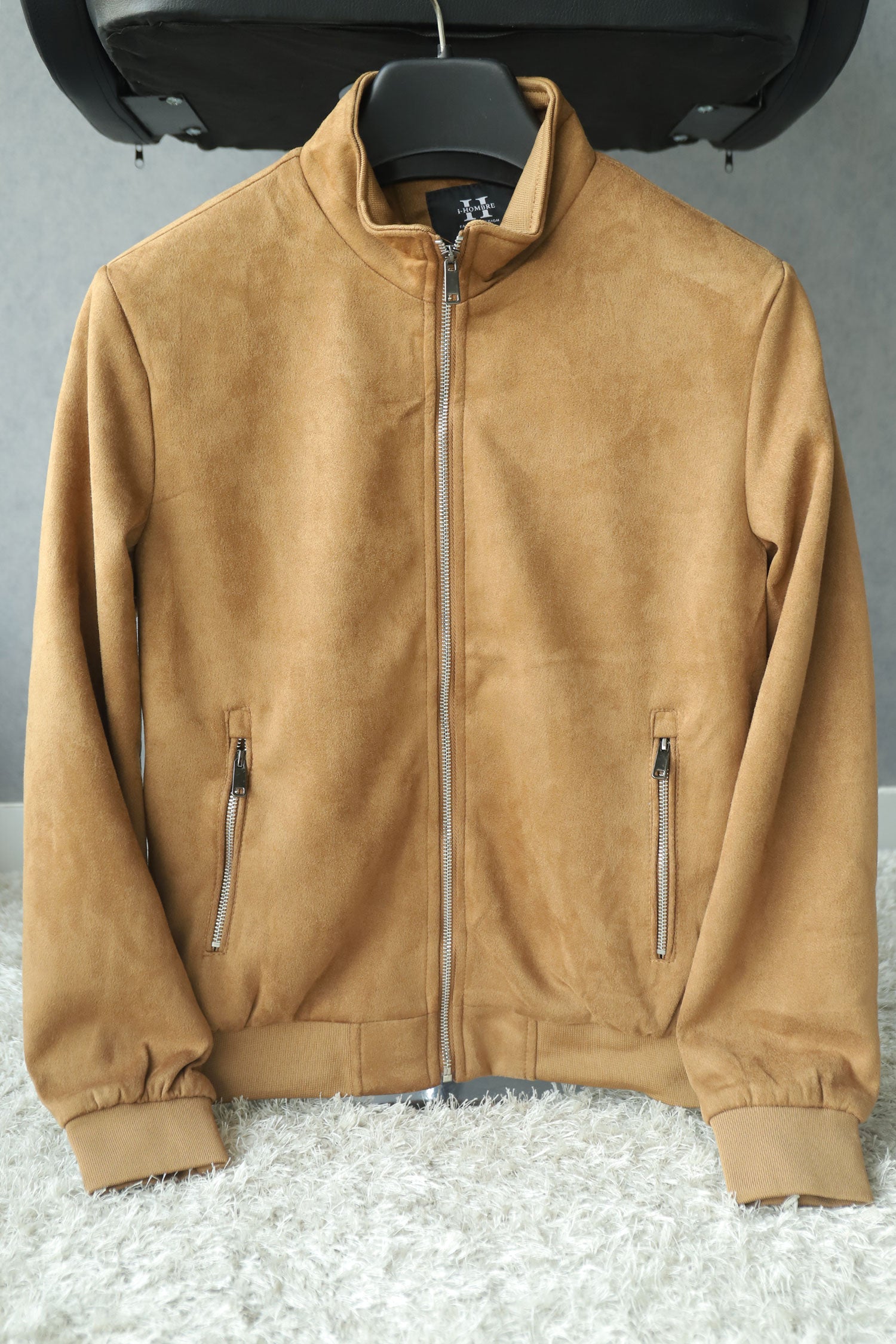 Trend in Town Zipper Men's Suede Jacket