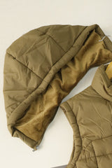 Boa Reversible Vest Detachable Hood Imported Men's Gilet