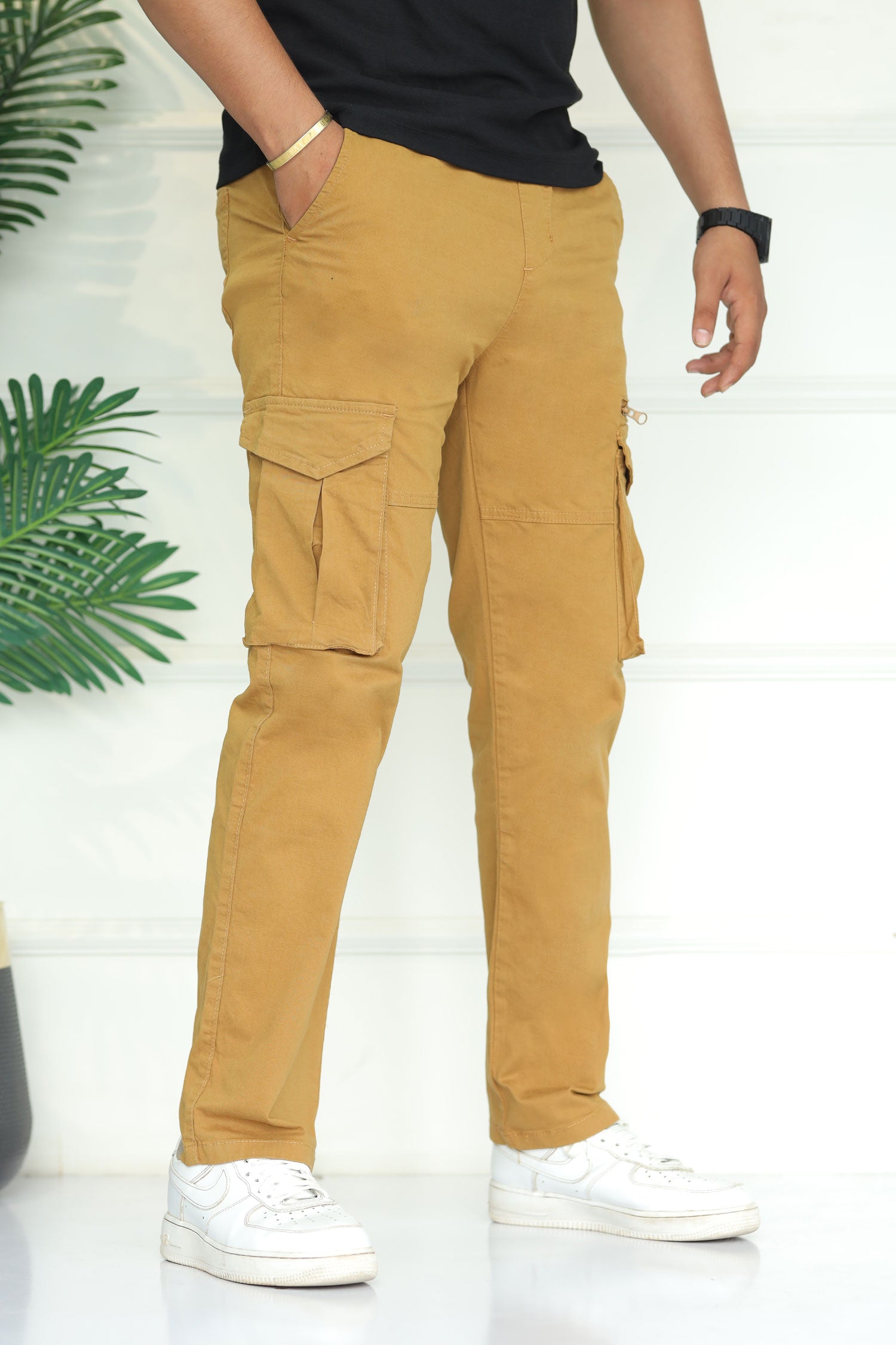 Turbo 'Recon' Division Zip-Detail Loose Bottom Cargo Trouser