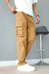 Turbo Hypemode Imp Cotton Cargo Trouser In Camel