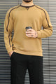 Turbo Minimal Piping Imported Round Neck Men's Sweatshirt