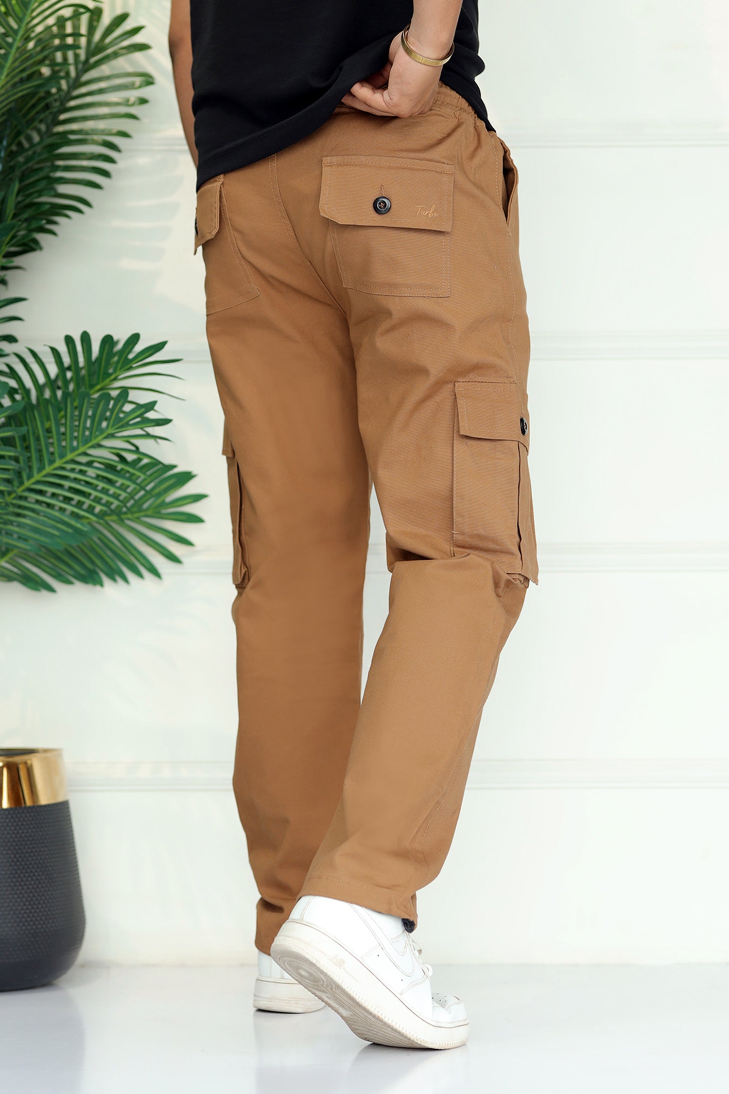 Turbo's 6 Pockets Loose Bottom Cargo Trouser