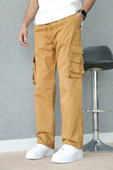 Turbo Hypemode Imp Cotton Cargo Trouser In Camel