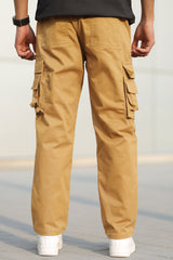 Turbo Hypemode Imp Cotton Cargo Trouser In Camel