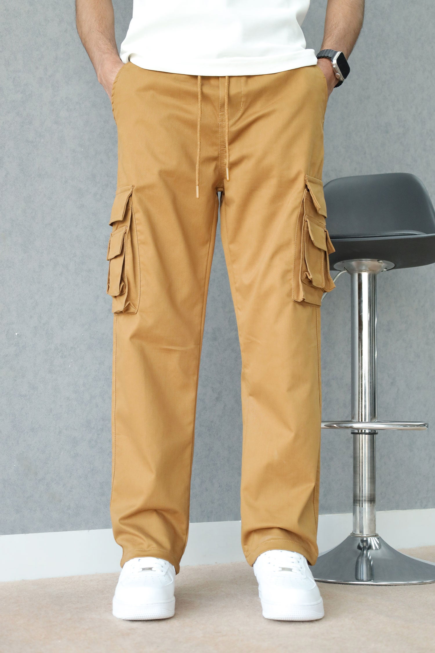 Turbo Hypemode Imp Cotton Cargo Trouser In Camel