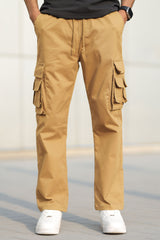 Turbo Hypemode Imp Cotton Cargo Trouser In Camel