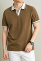 Turbo Old Money Culture Men's Polo Shirt In Brown
