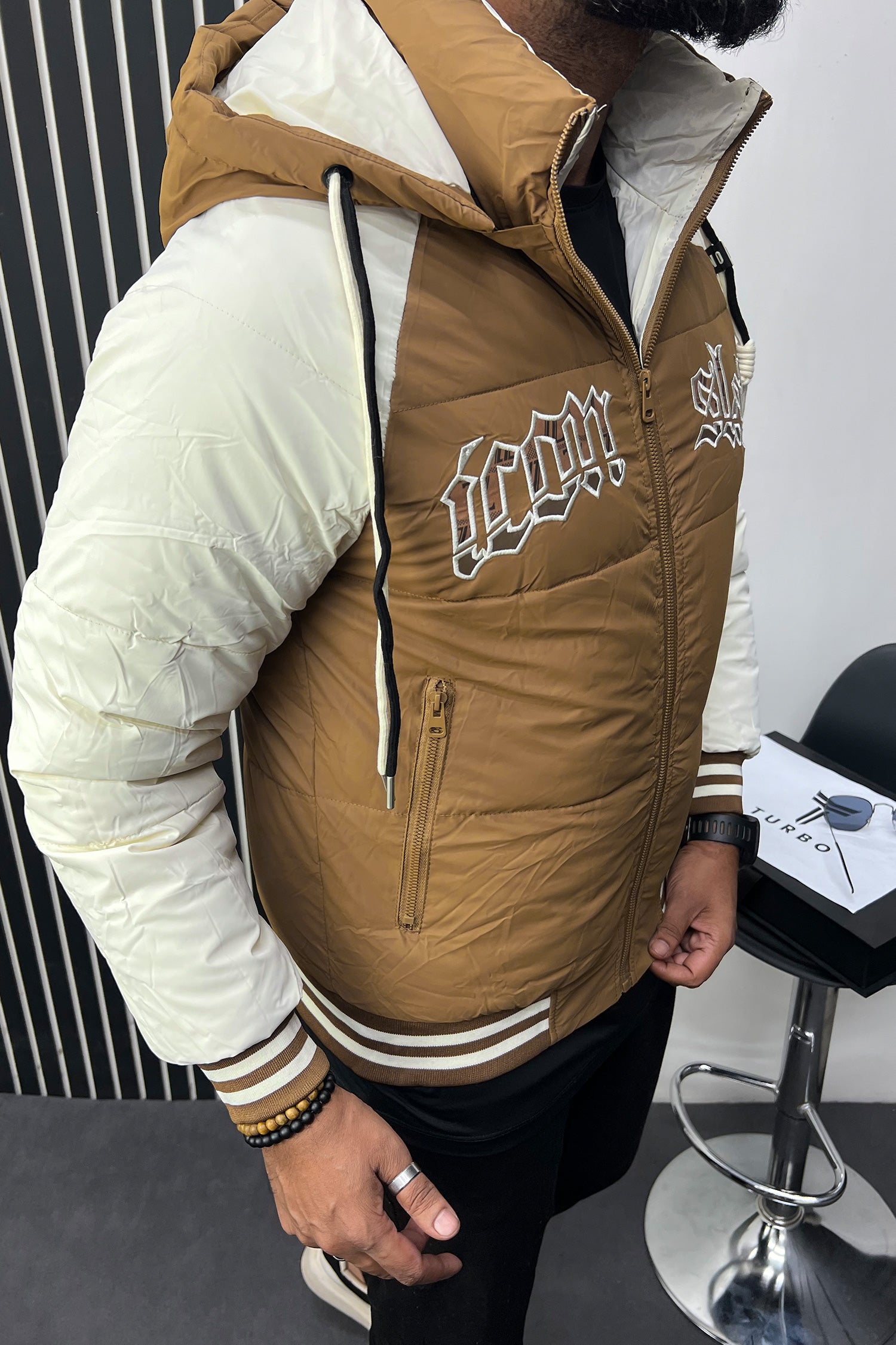 Custom Varsity Style Comfy Imported Puffer Jacket