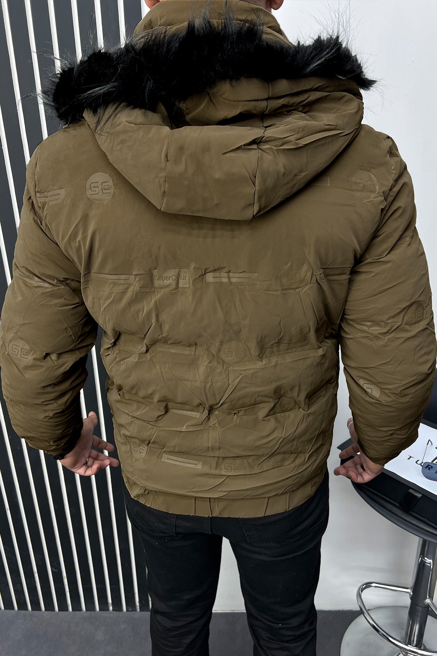 Feel Good Branded Hood Style Imported Puffer Jacket