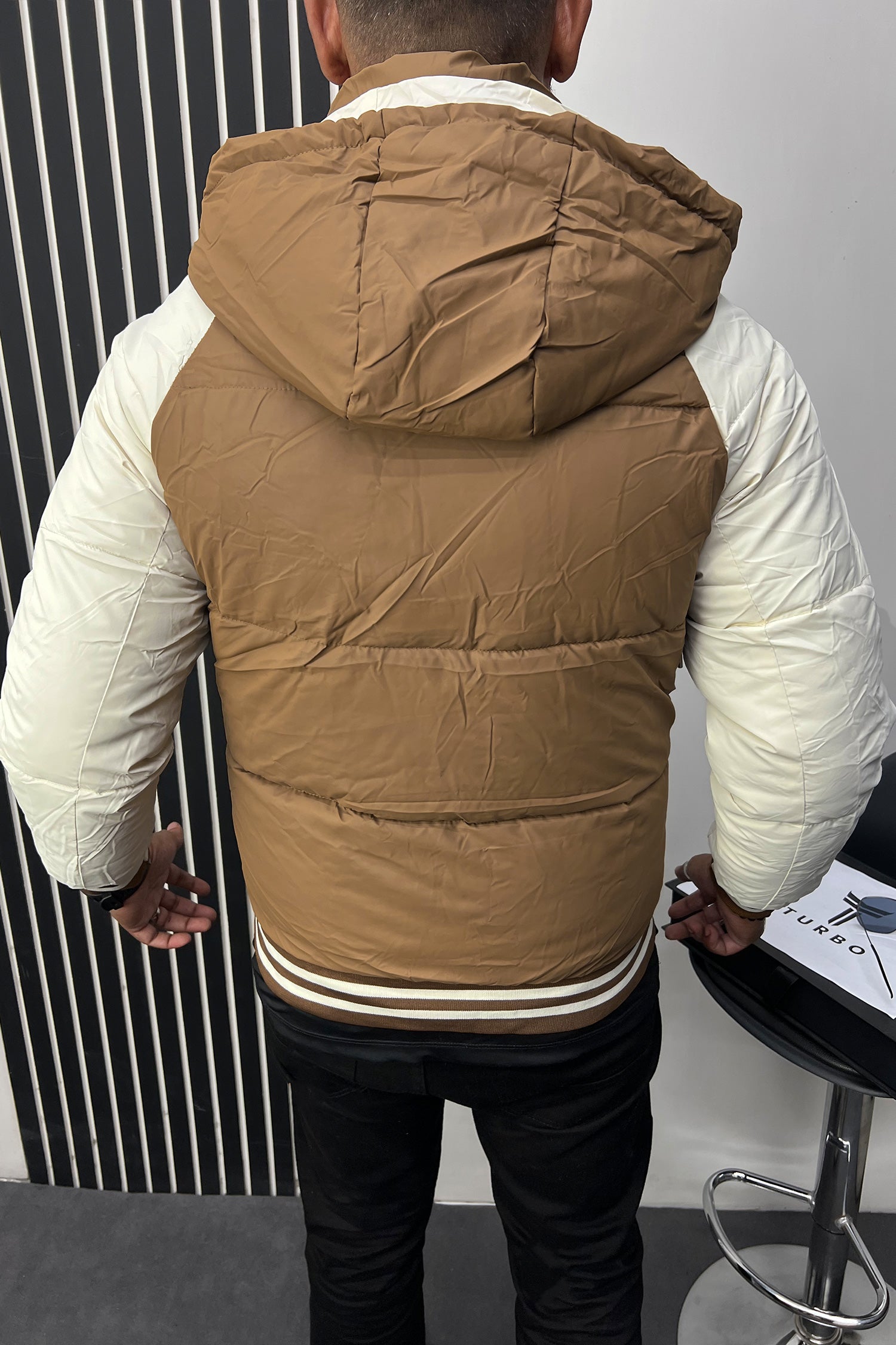 Custom Varsity Style Comfy Imported Puffer Jacket