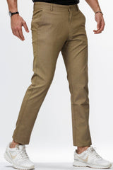 Self Texture Men's Slim fit Cotton Pant